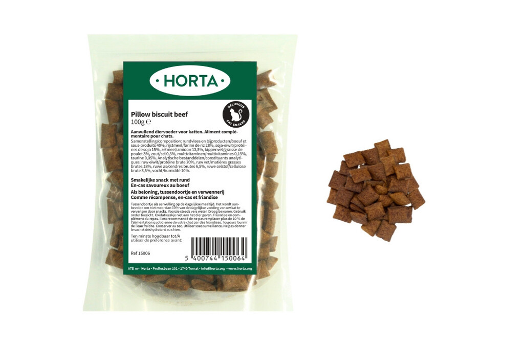 Pillow biscuit beef 100g