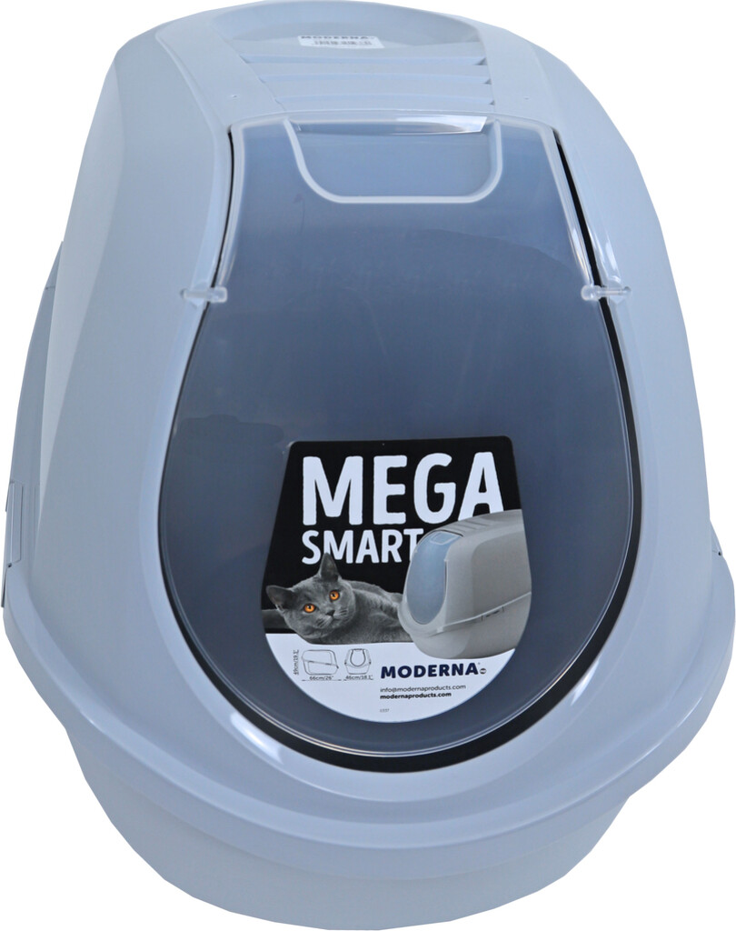 Kattenbak mega smart recycled titanium