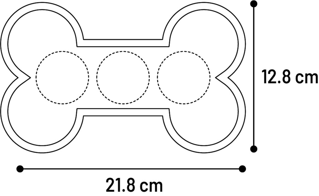 Tapis à lécher Yummee pétrol M