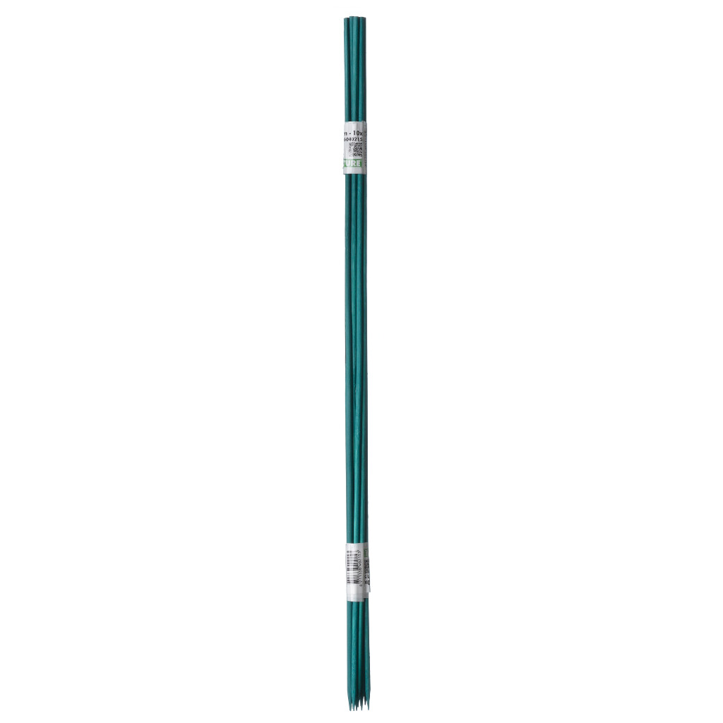Tuteur bambou refendu vert - h50 cm x ø4-4,5 mm - 10 pièces