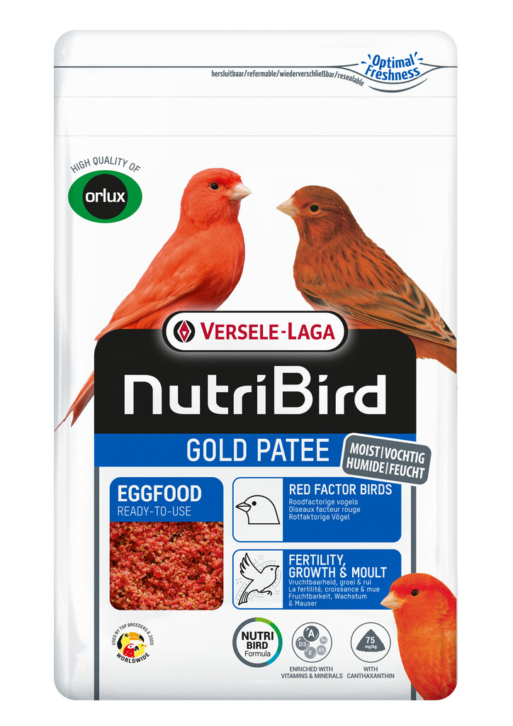 Gold Patee canaris rouge 1kg Gold Patee canaris rouge 1kg