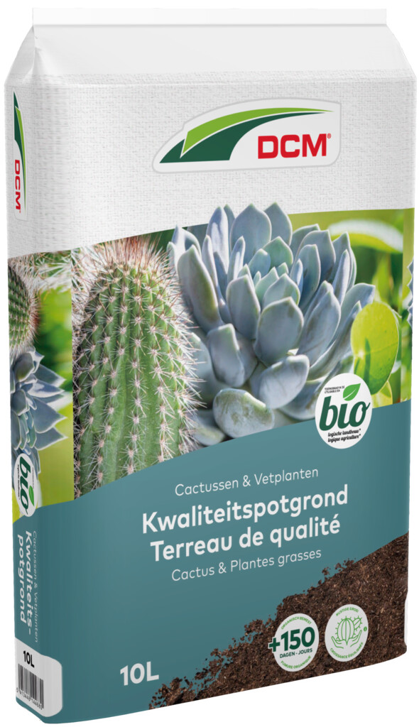 Terreau cactus, plantes grasses & plantes de rocaille 10L