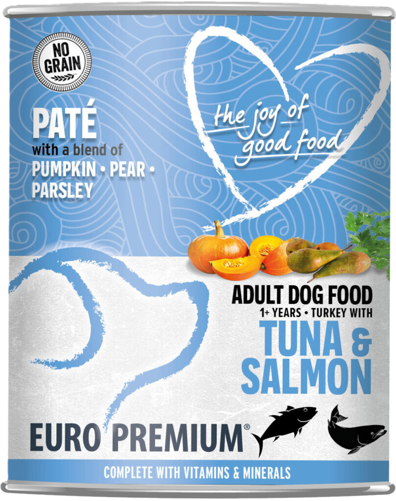 Paté adult turkey with tuna&salm 400g