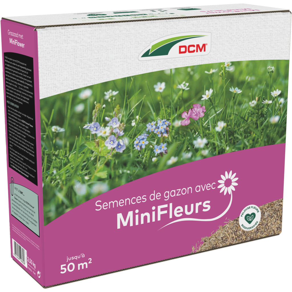 Semence de gazon avec minifleur 1,9kg