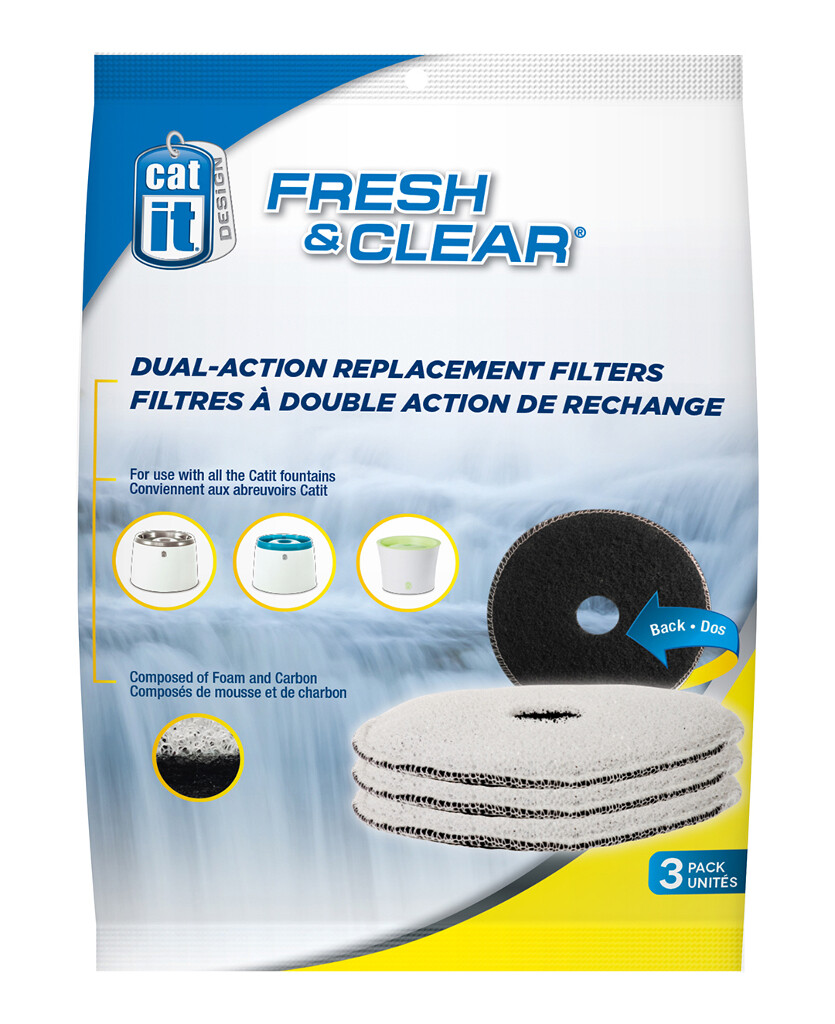 Filtre de remplacement pour fontaine d'eau Fresh & Clear