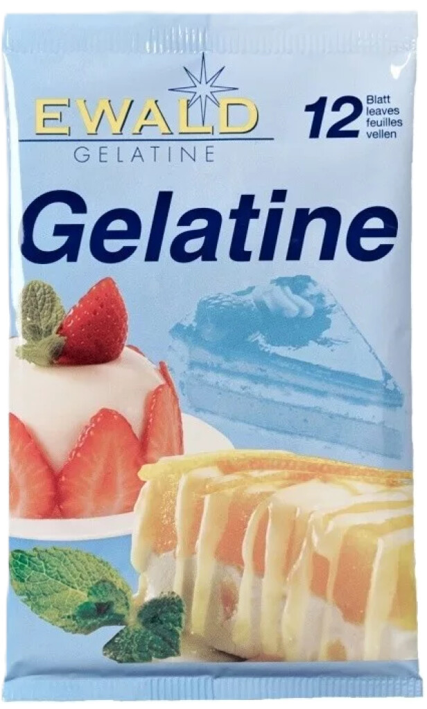 Feuille gélatine argent 20g