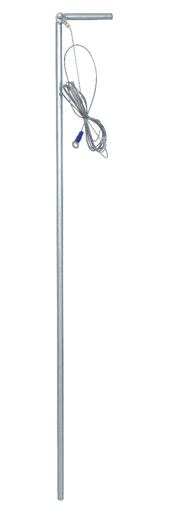 Piquet de terre 0,5m + 3m câble