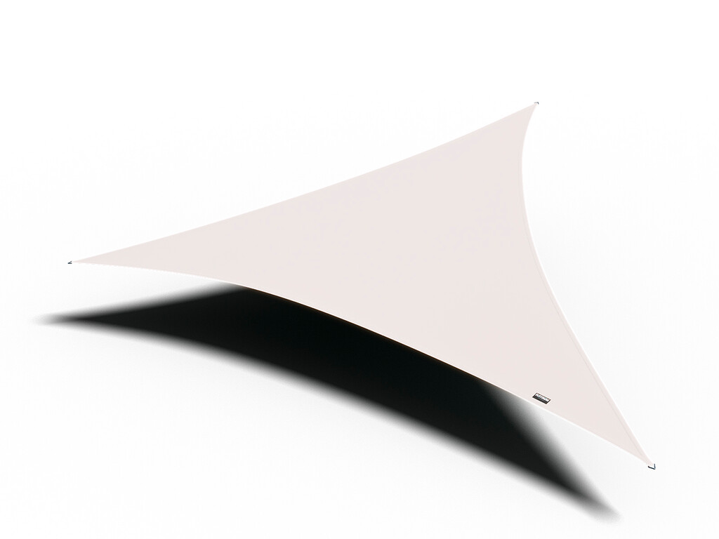 Shade sail triangle 400x400x400 ecru Shade sail triangle 400x400x400 ecru
