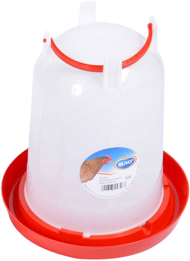 Drinkklok schroef met handvat 10L