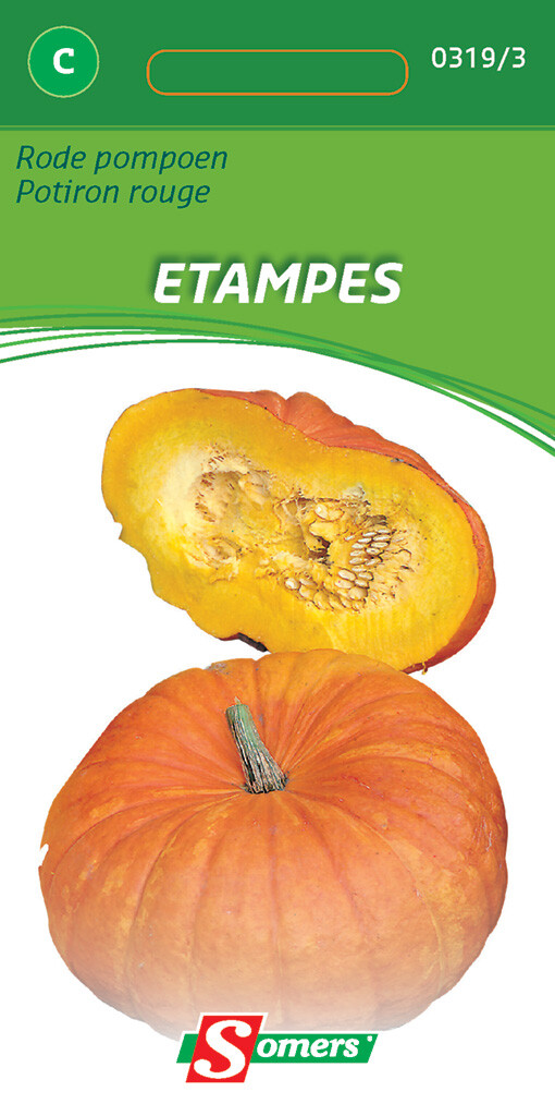 Rode pompoen Etampes