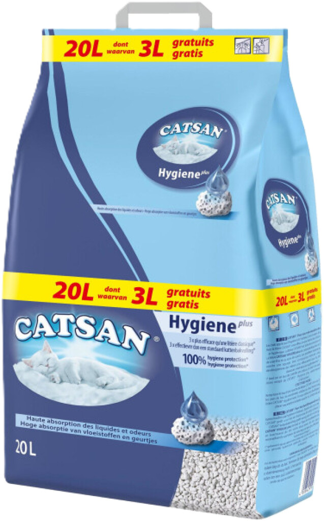 Litière Hygiene Plus 17L+3L