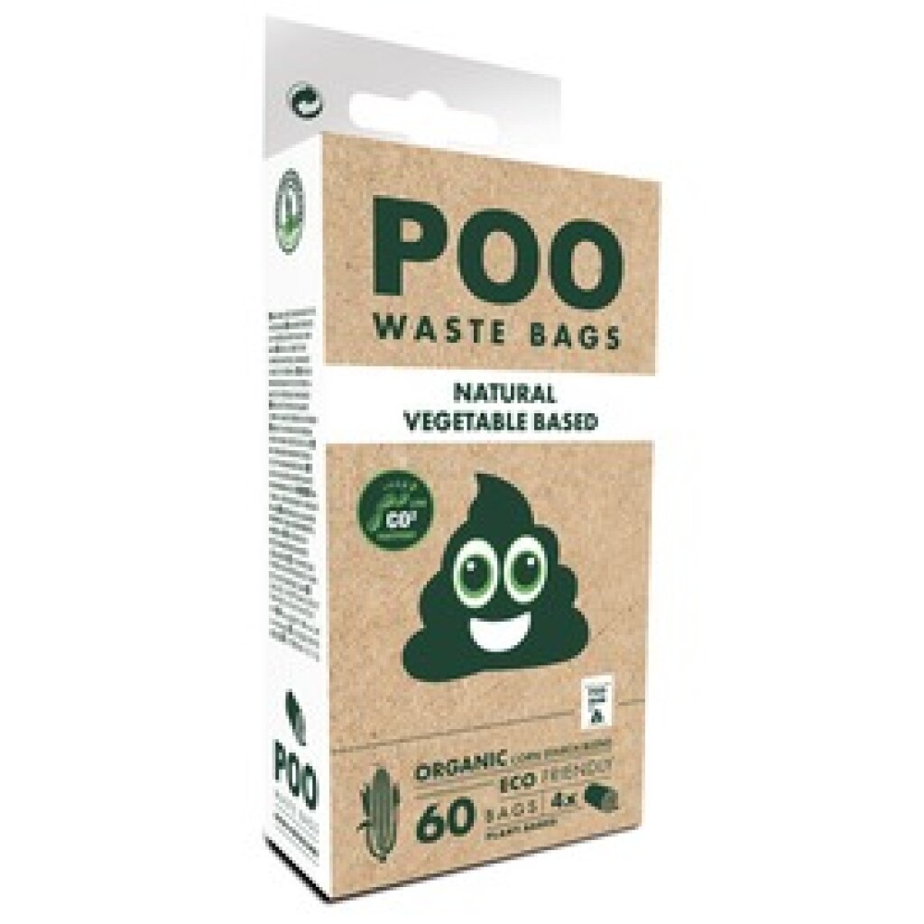 Poepzakjes wit geurloos 60 stuks