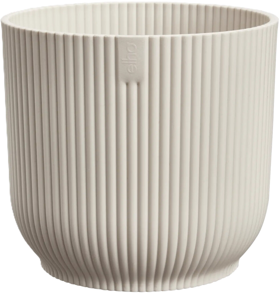 Bloempot Vibes Fold Rond 22cm linnen wit