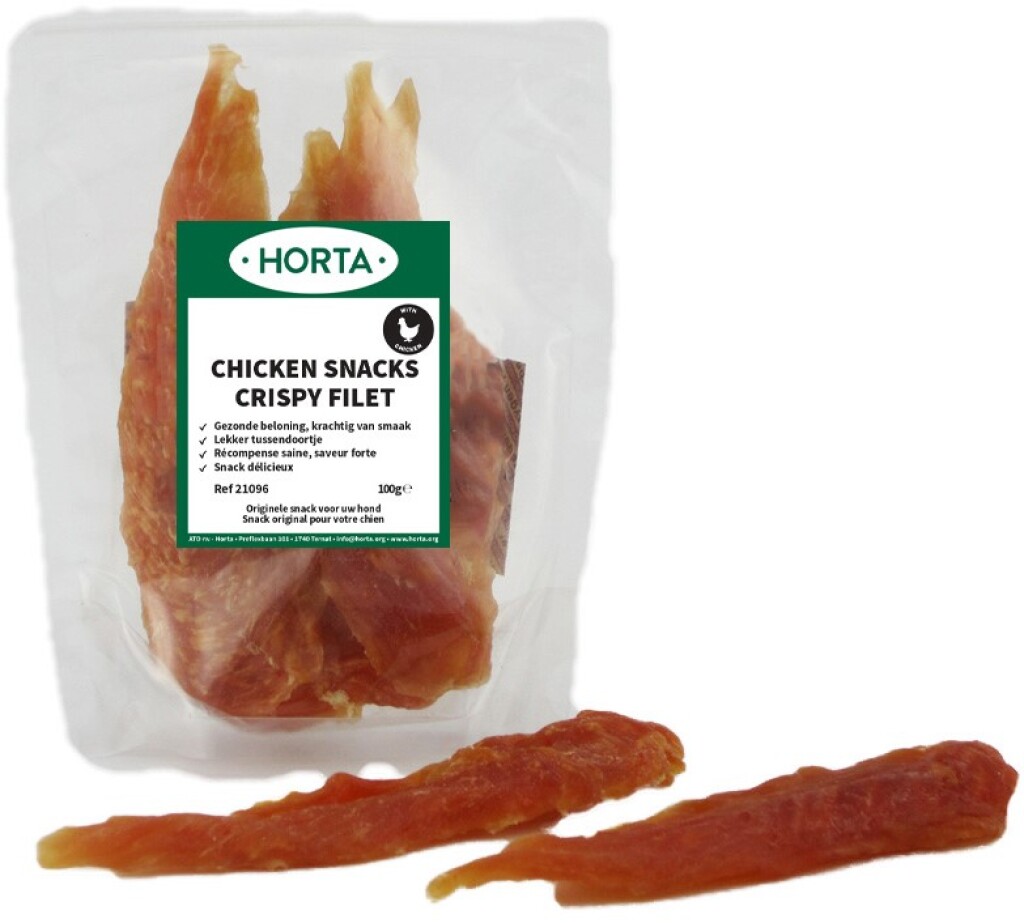 Snacks Blanc de poulet croquant 100g