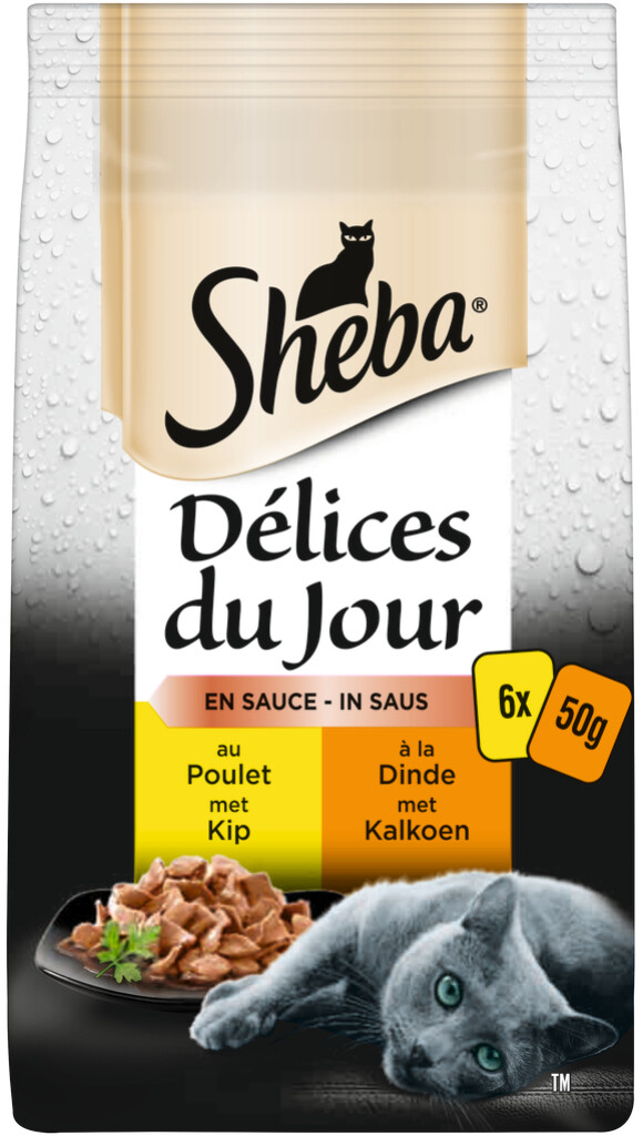 Délices du Jour sachets fraîcheur à la volaille en sauce 6 x 50 g Délices du Jour sachets fraîcheur à la volaille en sauce 6 x 50 g