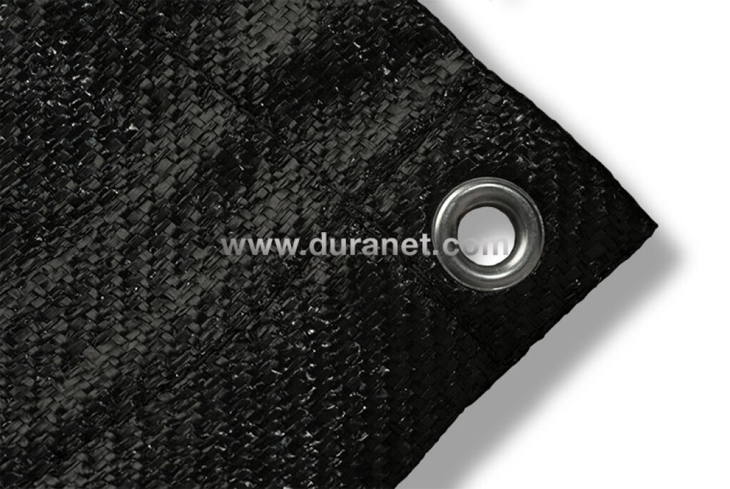 Filet d'ombrage 100% opaque x 2,00m h noir/par mètre courant