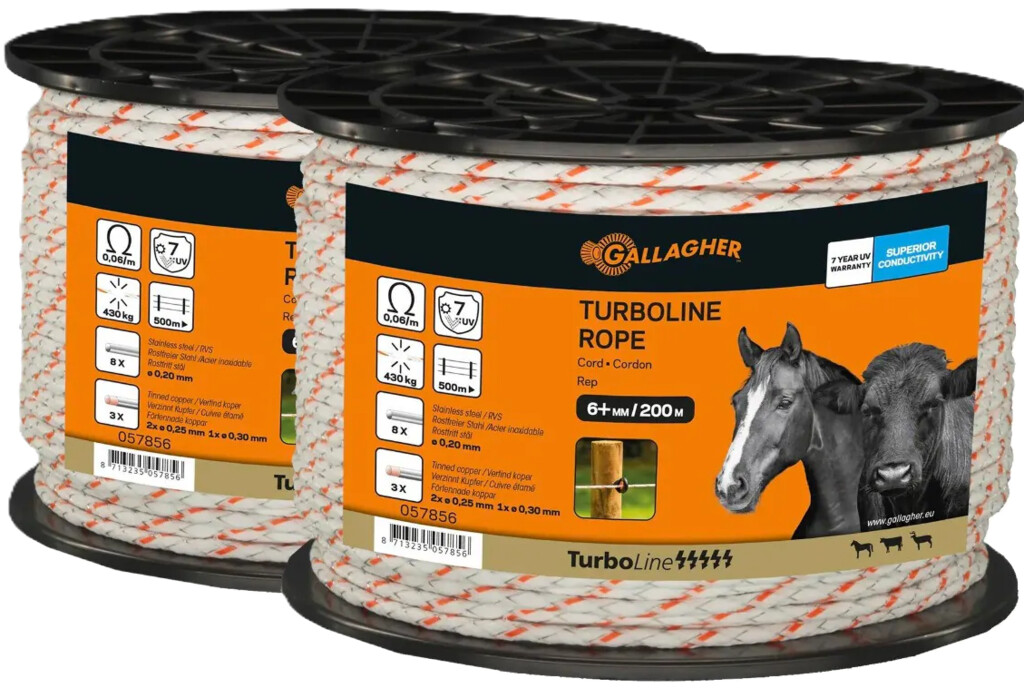 Duopack Turboline cord wit 2x200m