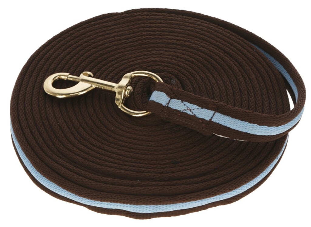 Longe de travail 8m brun/bleu clair
