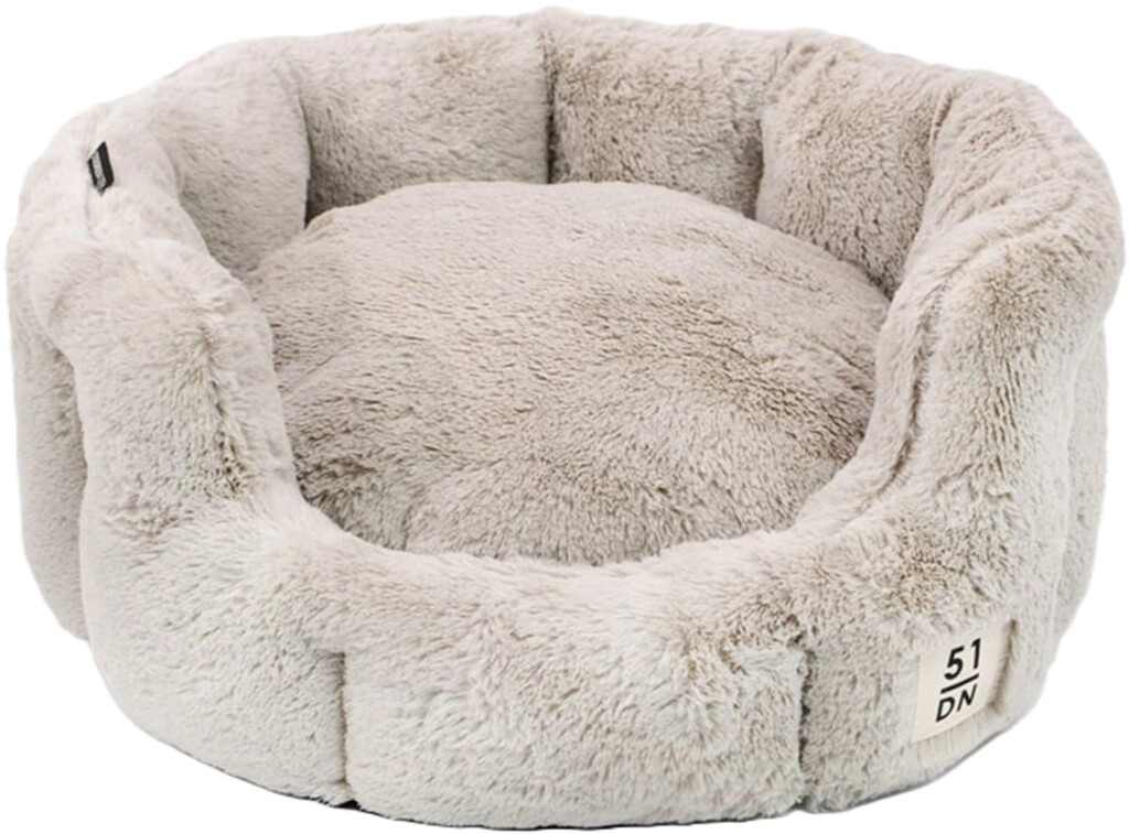 Supersoft Round Softbed Light Grey M