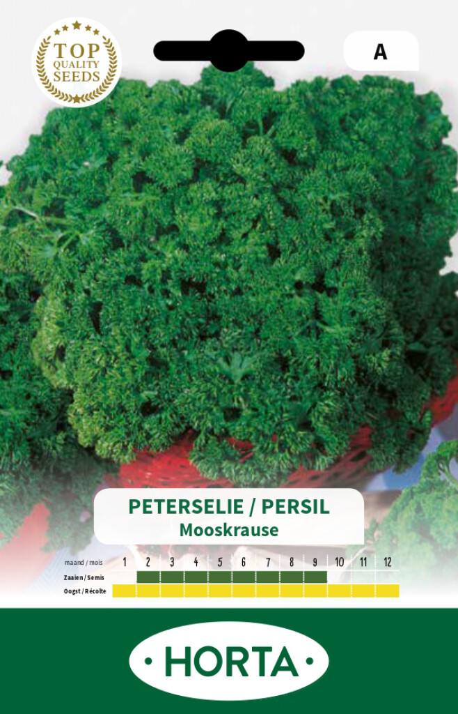Peterselie gekrulde donkergroene Mooskrause
