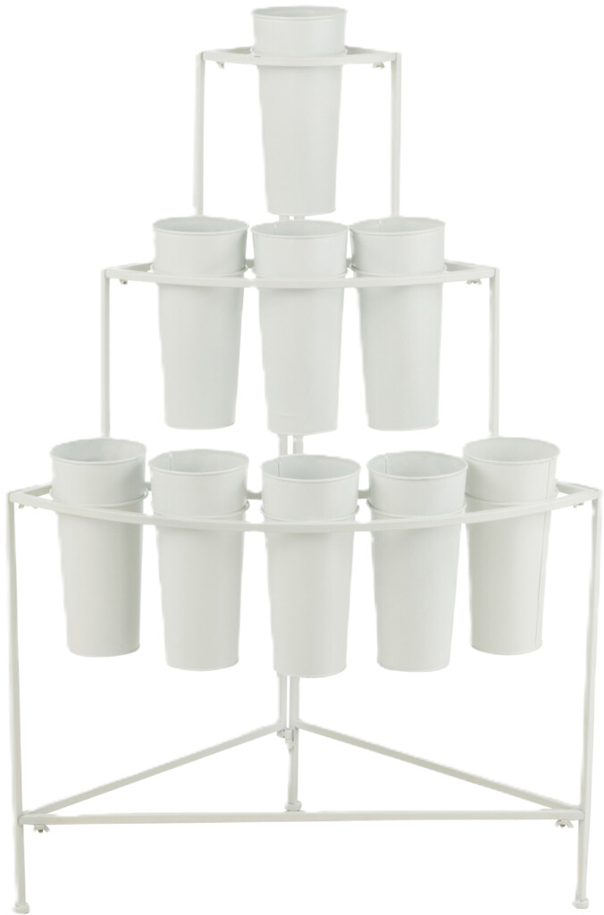 Bloemenstandaard rek wit small