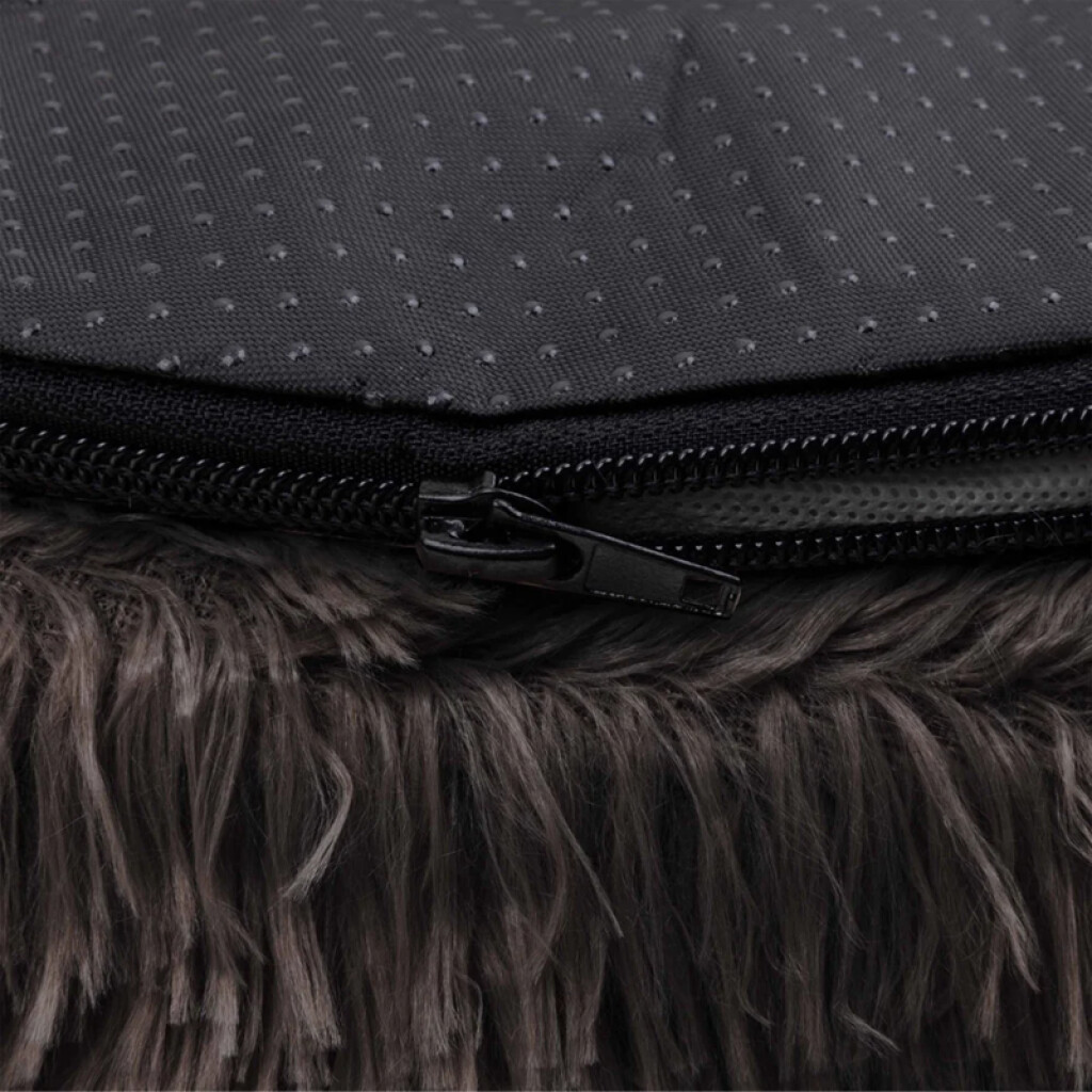 Fuzz Fluffy Hondenmand Donkergrijs S