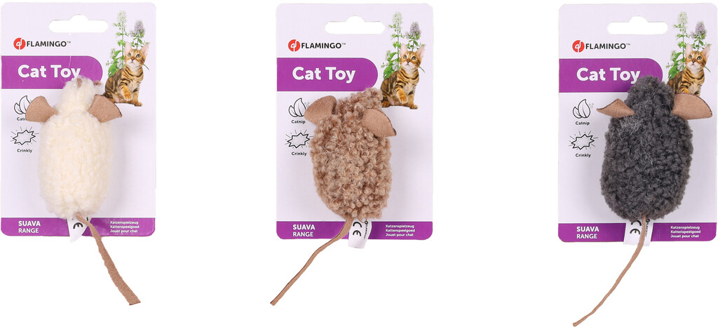 Suava souris 15x5x4cm assortiment Suava souris 15x5x4cm assortiment