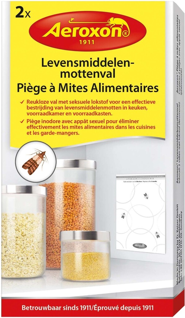 Piège à mites alimentaires 2 pièces Piège à mites alimentaires 2 pièces