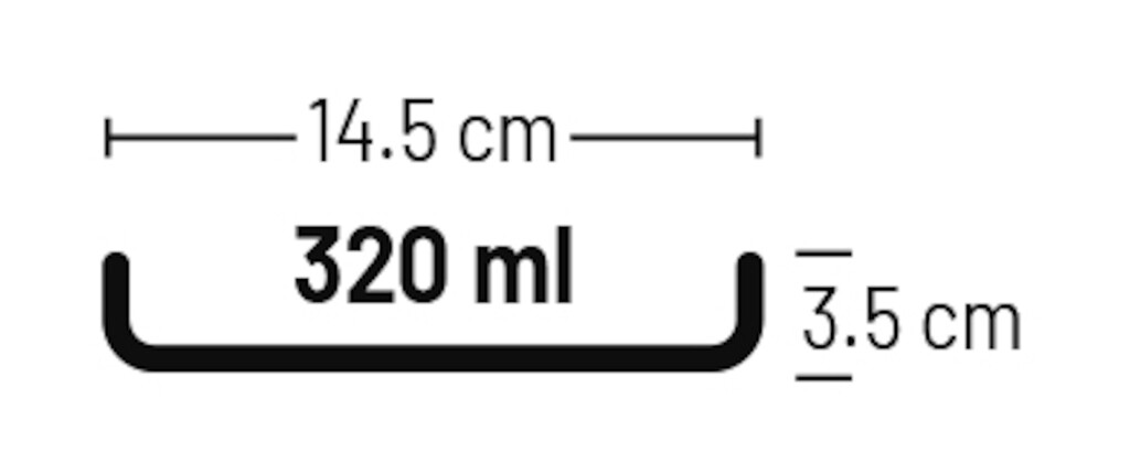 Eet- en drinkpot Rani geel 320ml Eet- en drinkpot Rani geel 320ml