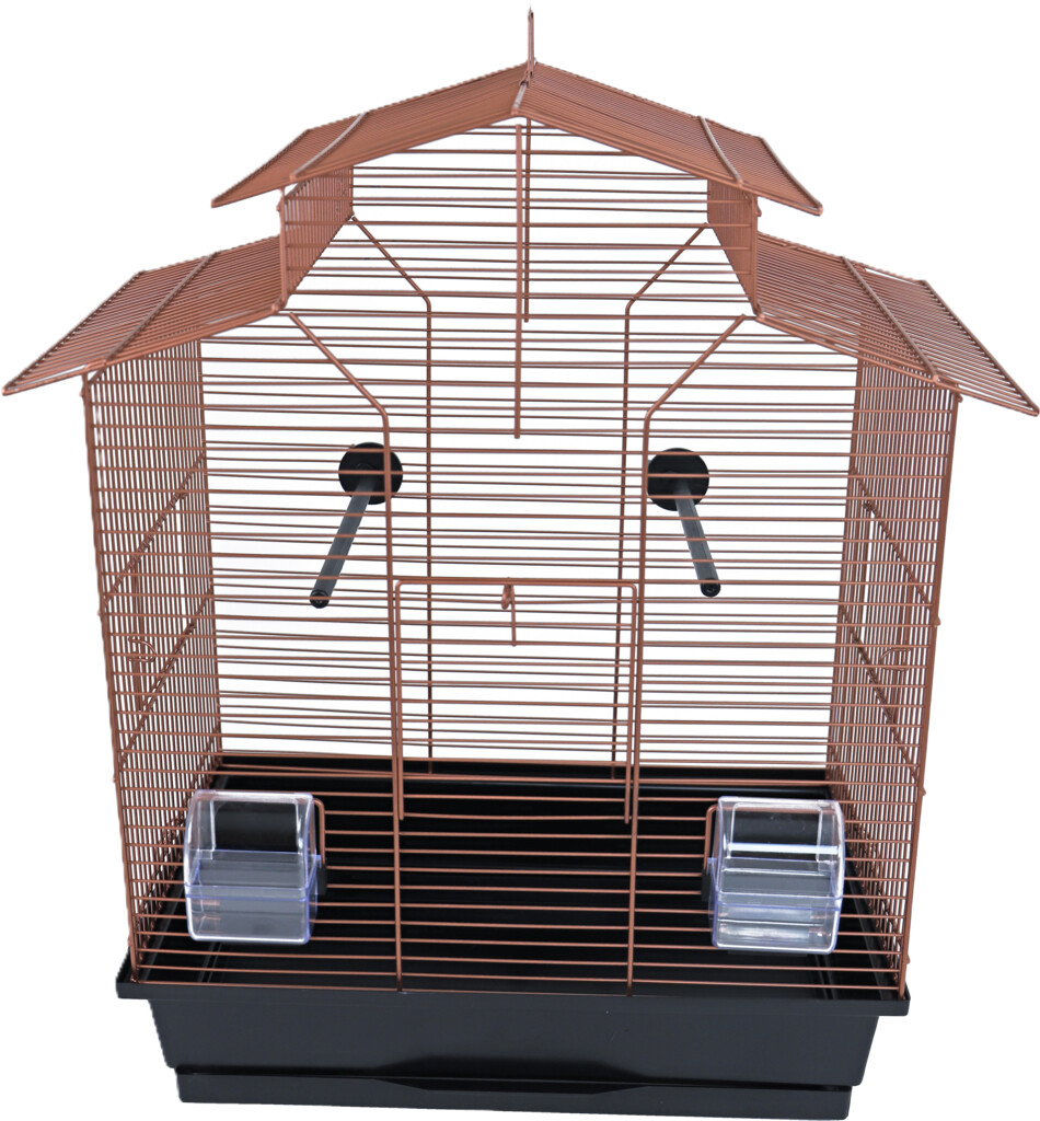 Bird cage Iza 2 cuivre/noir