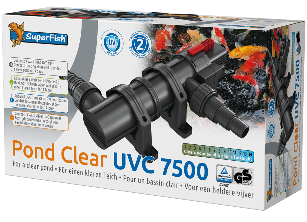 Pond Clear UVC 7500 9W Pond Clear UVC 7500 9W