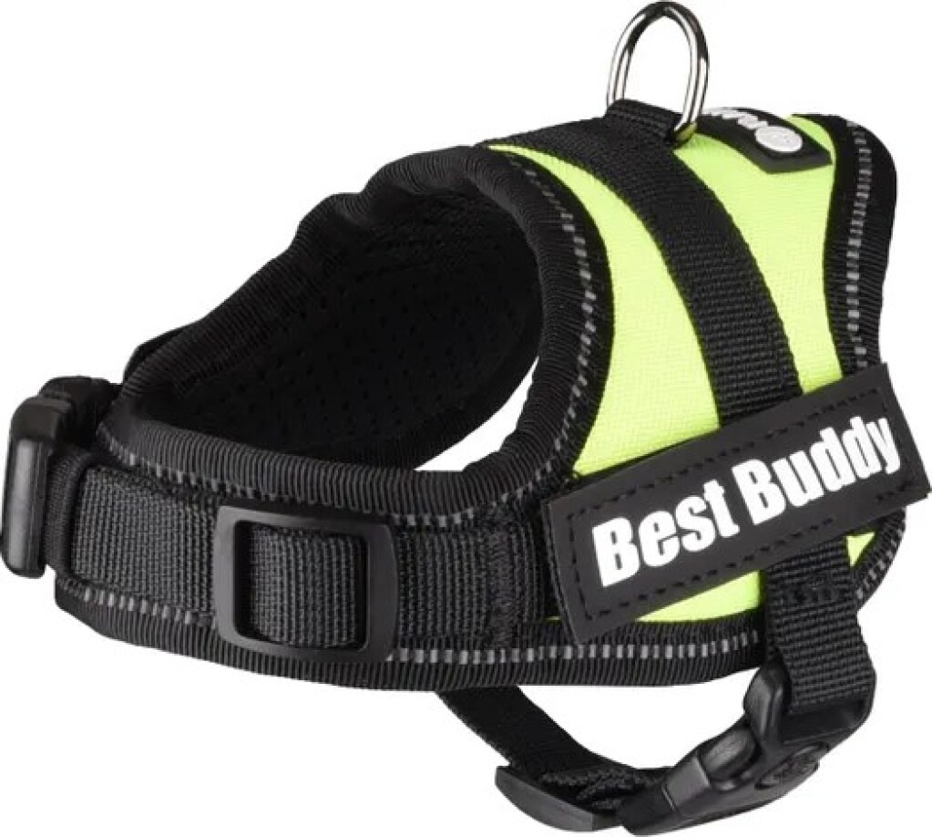 Harnas Best Buddy Pluto Neon Groen 3XS
