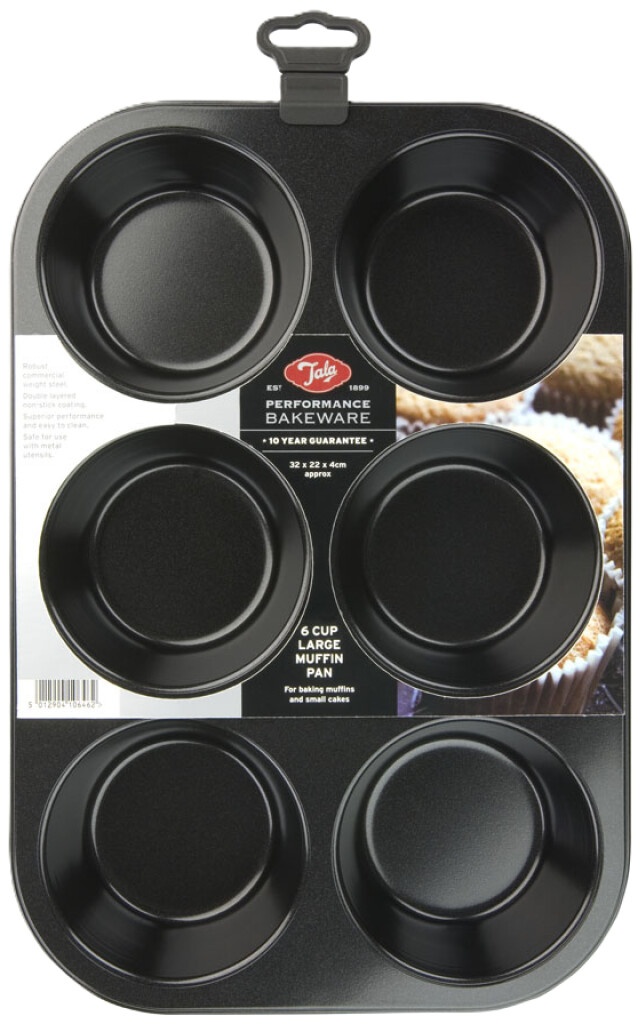 Plaque à Muffin 6 pièces 32x22x4cm