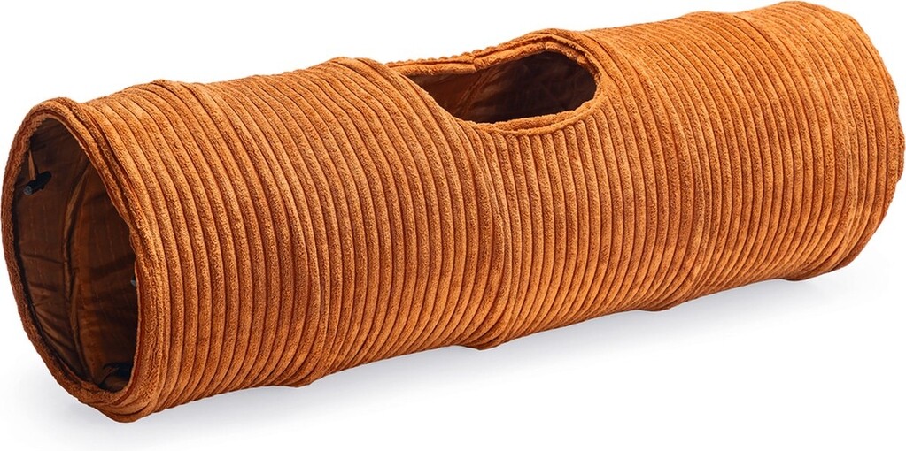 Kattentunnel Ribbed – Kattenspeelgoed – Terracotta – 25x25x75 cm Kattentunnel Ribbed – Kattenspeelgoed – Terracotta – 25x25x75 cm