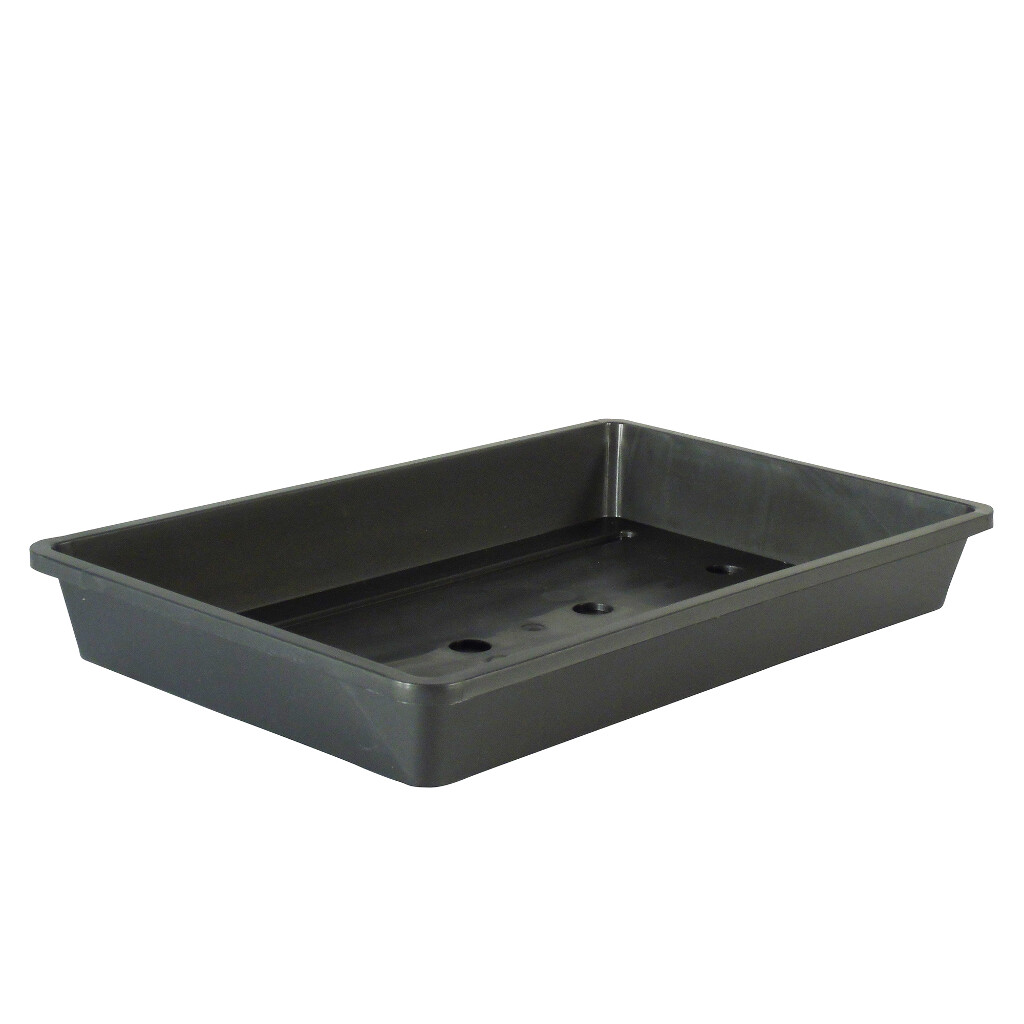 Terrine rigide pour semis - coloris anthracite - h7,5 x 55 x 31 cm Terrine rigide pour semis - coloris anthracite - h7,5 x 55 x 31 cm