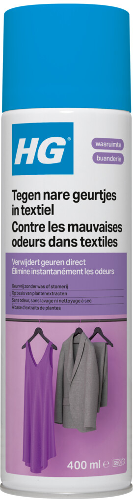 Tegen nare geurtjes in textiel 400ml