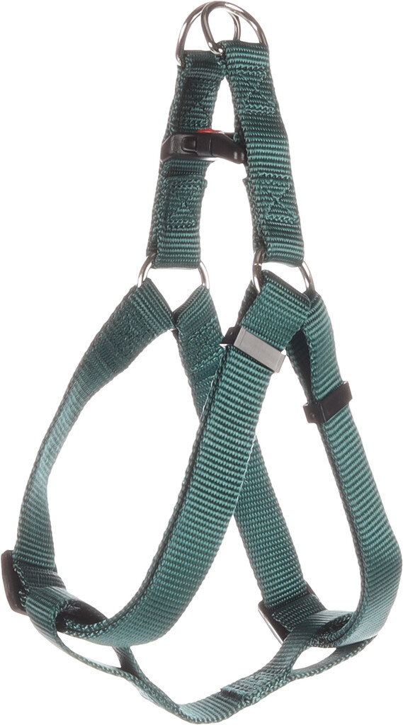 Harnais Step&Go Ziggi Vert Foncé M 35-60cm 20mm  Harnais Step&Go Ziggi Vert Foncé M 35-60cm 20mm