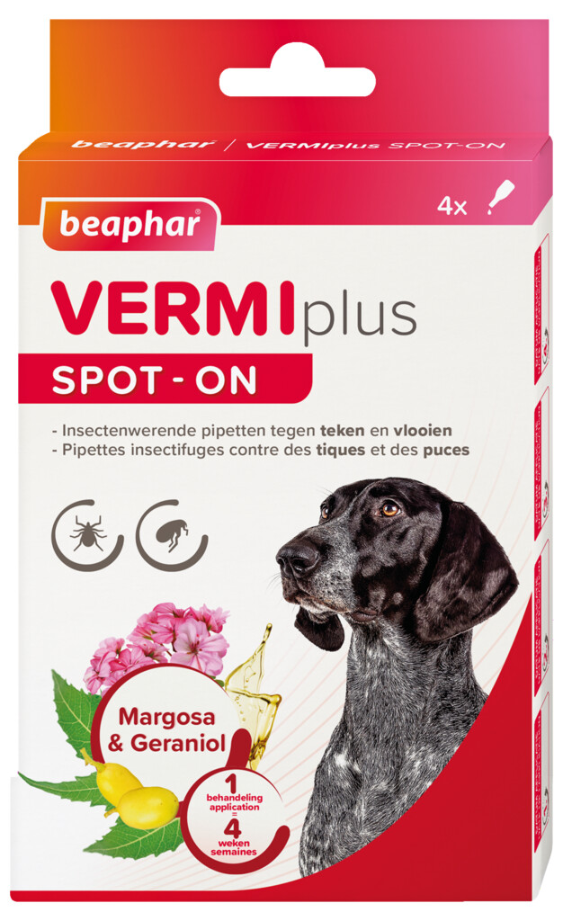 Vermiplus Spot-On Hond 4x1ml