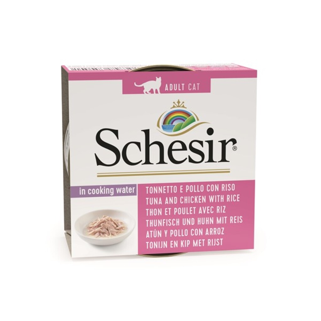 Chat 85g - riz au thon et au poulet (bouillon)
