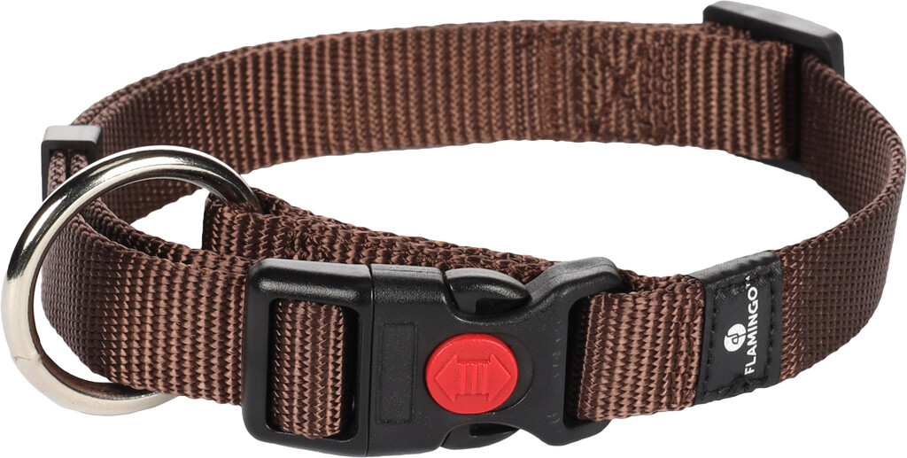 Halsband Ziggi Bruin M 40-55cm 20mm