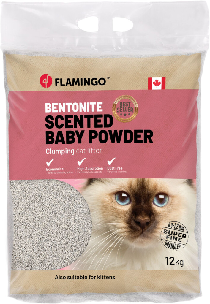 Litière Bentonite Poudre de Bébé 12 kg