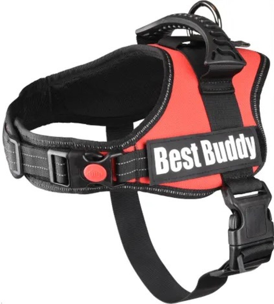 Harnas Best Buddy Pluto Rood L Harnas Best Buddy Pluto Rood L