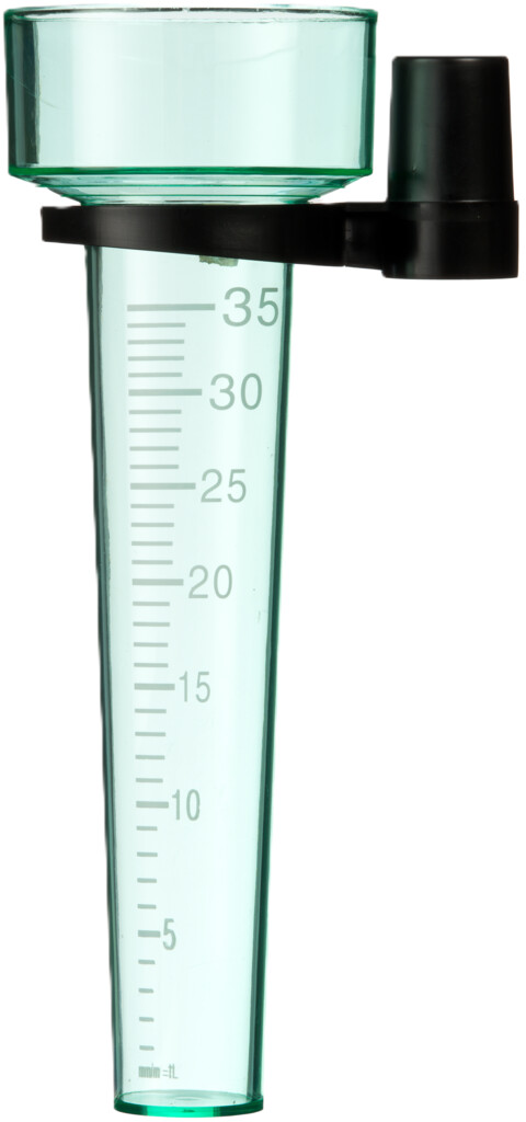 Pluviomètre (support non compris) - 35ml - h24,5 x ø8 cm