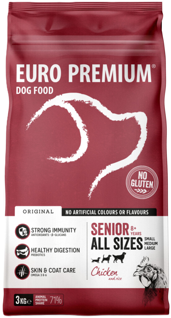 Senior chicken & rice 3kg