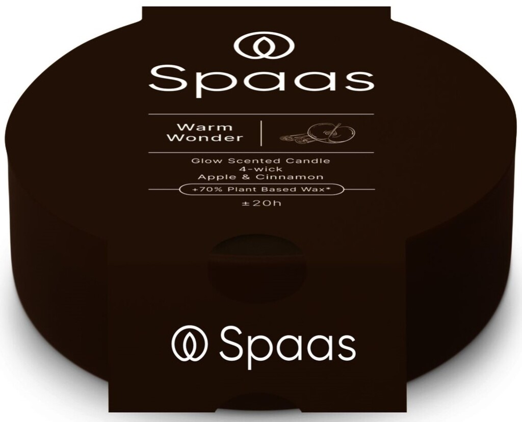 Glow geurkaars 4-wiek