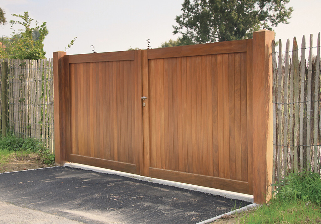 Tuinpoort Oxford 300 x 180 cm Iroko