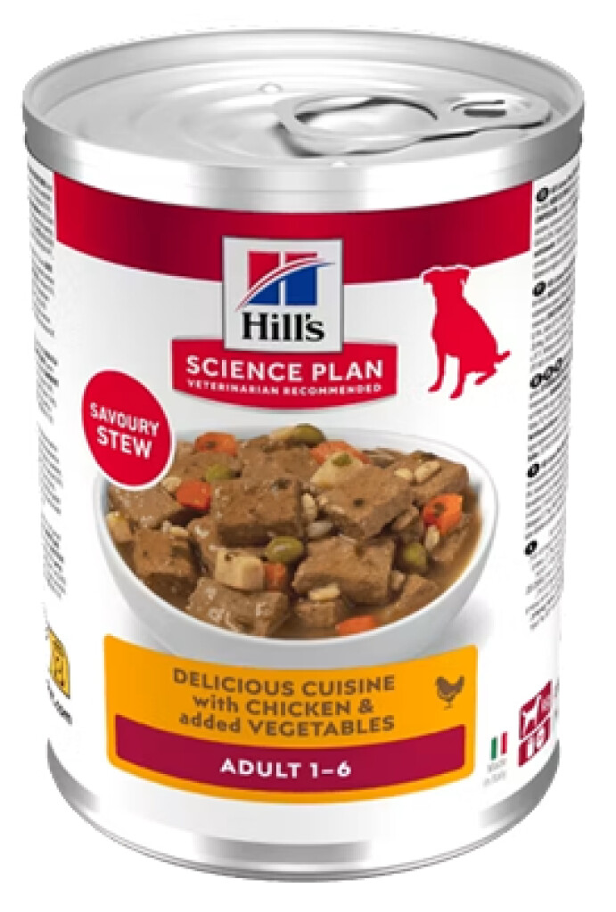 Science Plan  Adult stoofpotje kip en groenten 12x363g