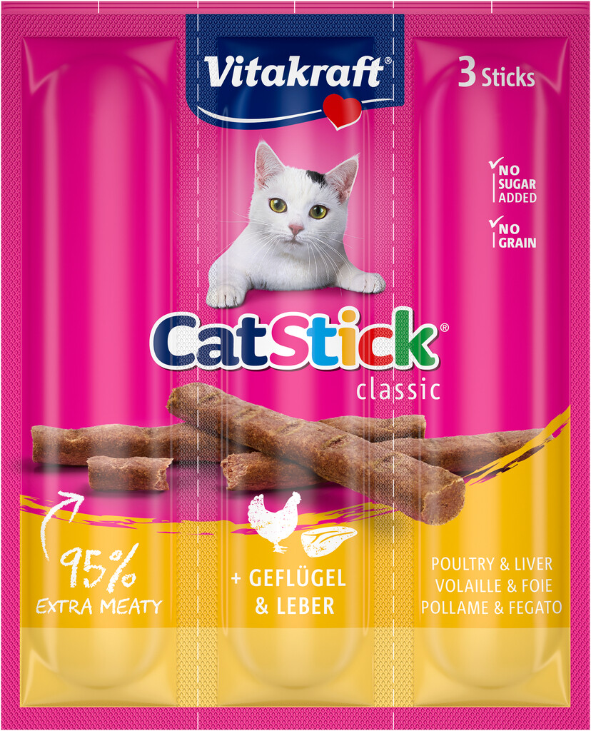 Cat Stick x3 gevogelte/lever