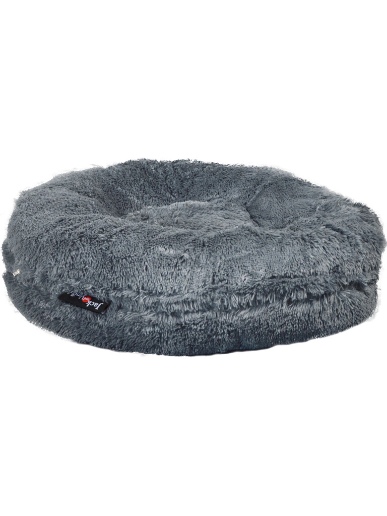 Puff long plush Gris Ø70cm