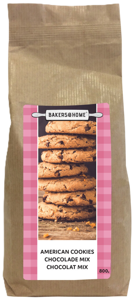 Mélange pour American Cookies chocolat 800gr Mélange pour American Cookies chocolat 800gr